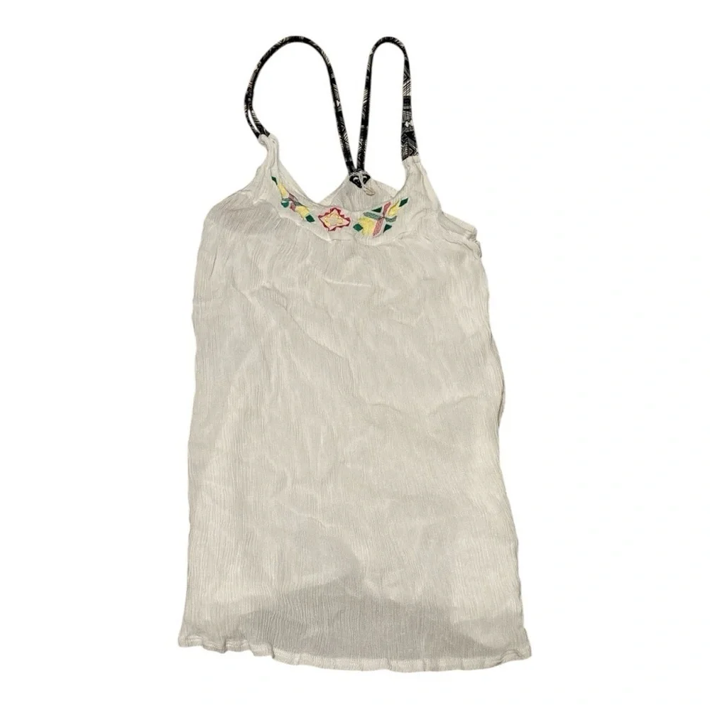 Roxy Girls Swimsuit Coverup Embroidered Size Large